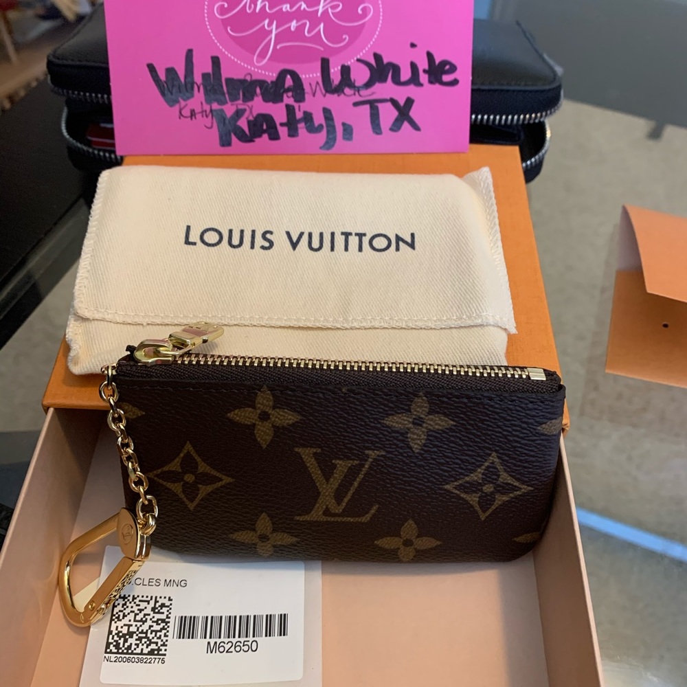 Monogram Key Pouch - Picture 2 of 7